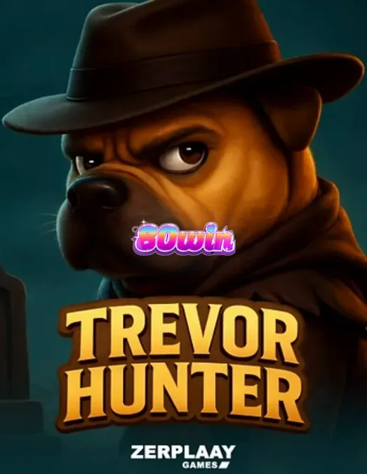 Trevor Hunter slot com tema de cemitério e o personagem Shar Pei